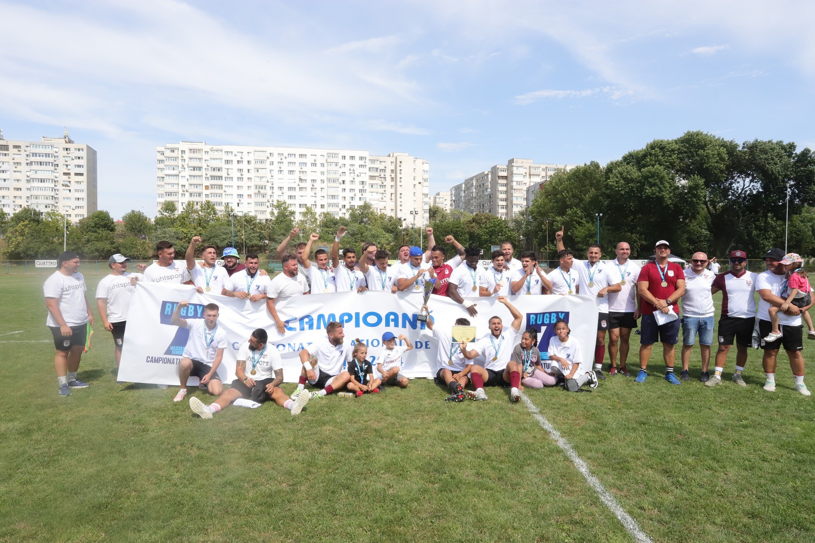 ROMÂNIA / RUGBY ÎN 7 / CN 2024: CS Rapid a câștigat turneul 3 și a cucerit titlul de campioană